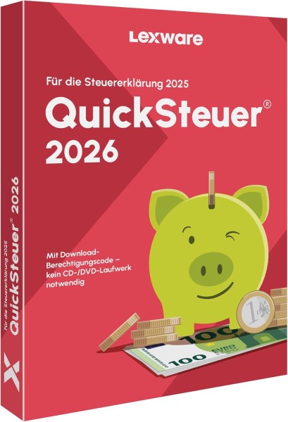 Lexware Quicksteuer 2026 | für die Steuererklärung 2025