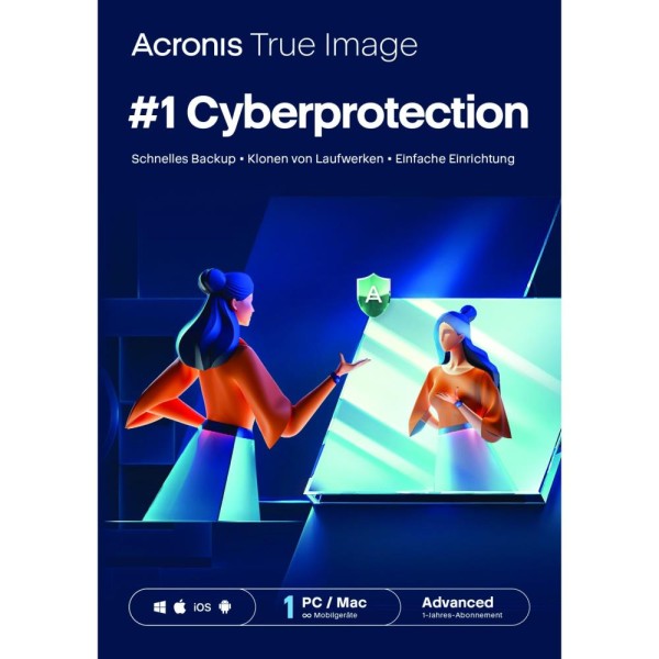 Acronis True Image 2025 Advanced | 1 Jahr | 50 GB Cloud