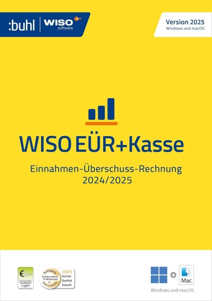 WISO EÜR + Kasse 2025 | für das Geschäftsjahr 2024/2025