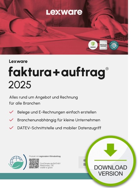 Lexware Faktura + Auftrag 2025 | 365 Tage