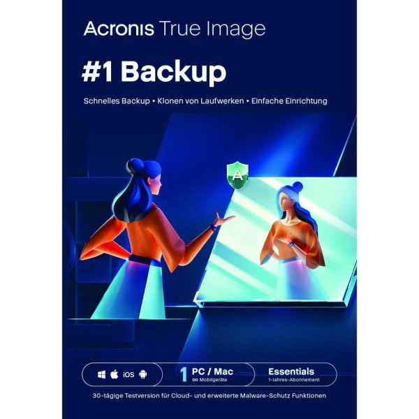 Acronis True Image 2025 Essentials | 1 Jahr