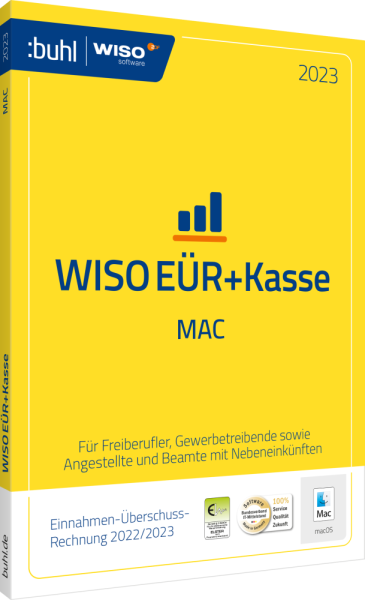 WISO EÜR + Kasse MAC 2023 | für die Geschäftsjahr 2022/2023