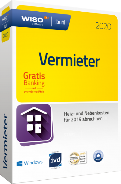 WISO Vermieter 2021 - Abrechnungsjahr 2020 - Download - Windows