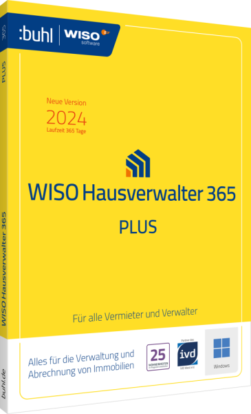 WISO Hausverwalter 365 Plus (Version 2024) | Windows
