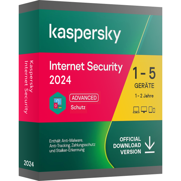 Kaspersky Internet Security 2024 | PC | MAC | Android