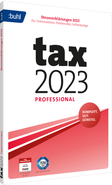 Buhl Tax Professional 2023 Steuerjahr 2022 | Windows