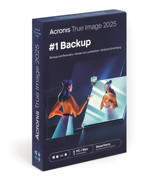 Acronis True Image 2025 Standard | für Windows / MAC