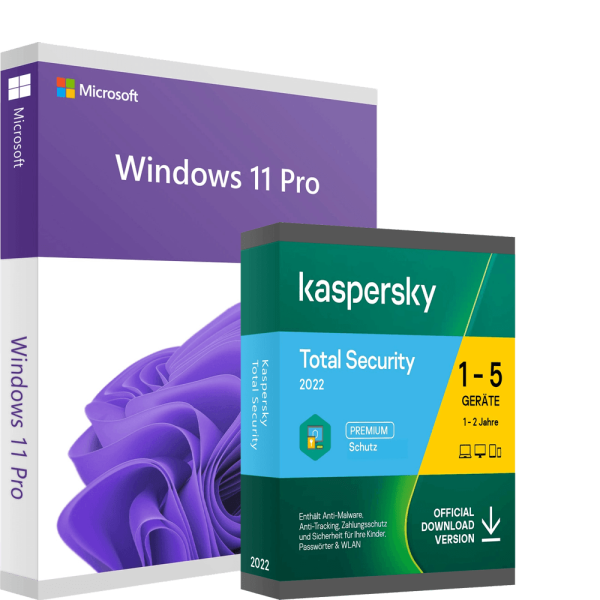 Windows 11 Pro & Kaspersky Total Security 2023