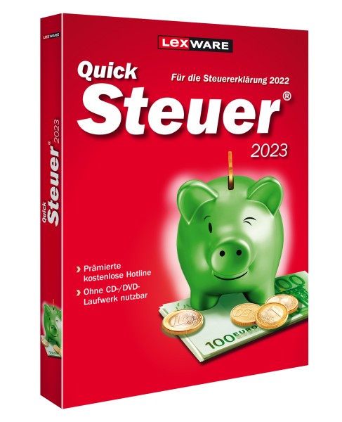 Lexware Quicksteuer 2023 | für die Steuererklärung 2022