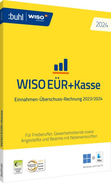 WISO EÜR + Kasse 2024 | für das Geschäftsjahr 2023/2024