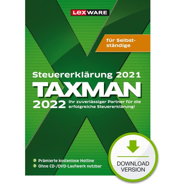 Lexware TAXMAN 2022 für Selbstständige | Windows