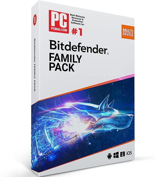 Bitdefender Family Pack 2025/2026 | bis zu 15 Geräten