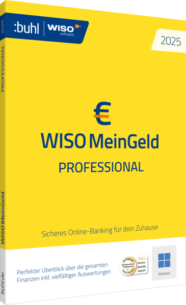 Wiso Mein Geld 2025 Professional | Windows