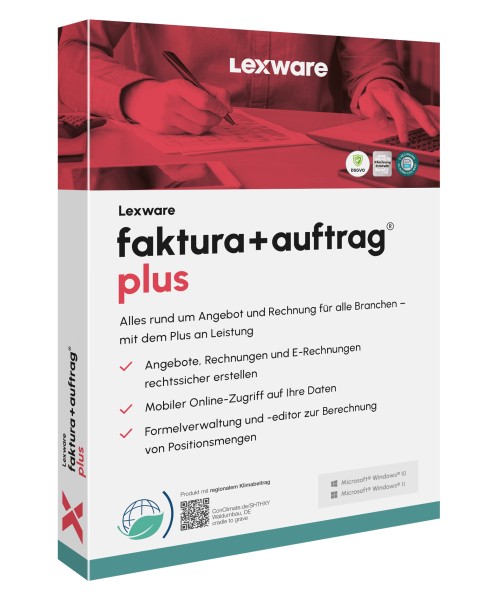 Lexware Faktura + Auftrag Plus 2025 | 365 Tage