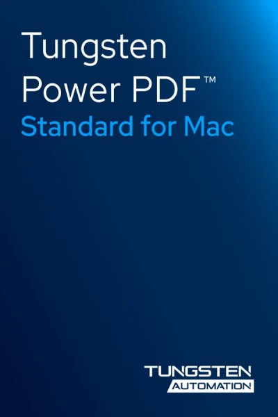 Tungsten/Kofax Power PDF Standard 2026.2 | für Mac