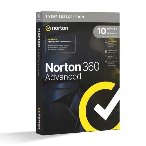 Norton 360 Advanced | 2026/2027 | kein Abo