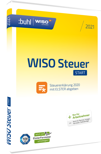 WISO steuer Start 2021 Steuerjahr 2020 | Windows