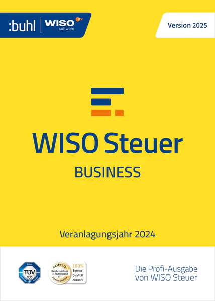 WISO Steuer 2025 Business Veranlagungsjahr 2024