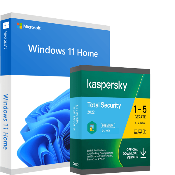 Windows 11 Home & Kaspersky Total Security 2023