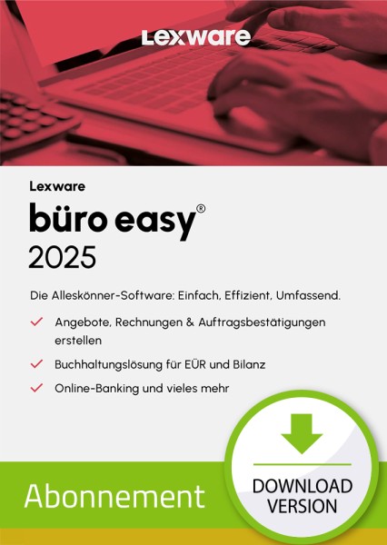 Lexware büro easy 2025 | 365 Tage