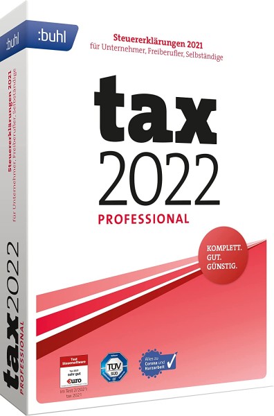 WISO Tax Professional 2022 Steuerjahr 2021 - Windows