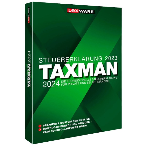 Lexware TAXMAN 2024 für das Steuerjahr 2023
