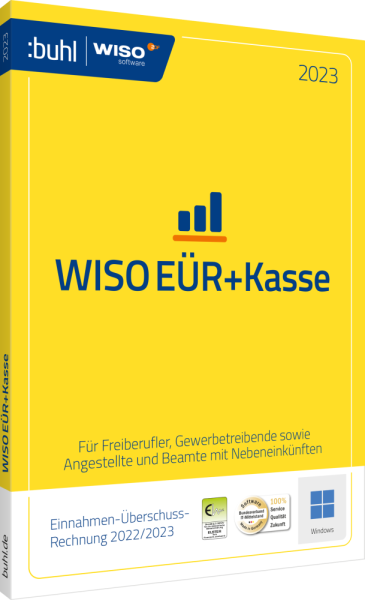 WISO EÜR + Kasse 2023 Windows | für die Geschäftsjahr 2022/2023