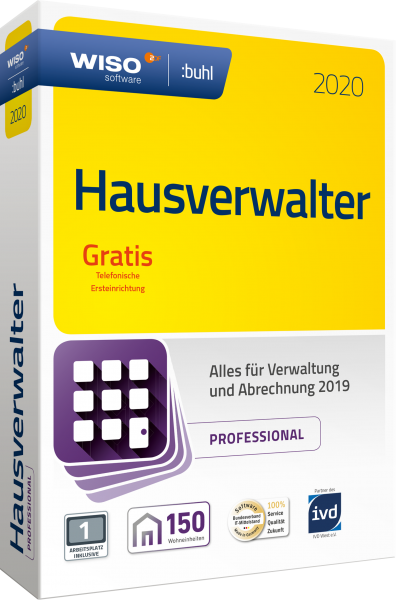 WISO Hausverwalter 2020 Professional | Windows | Download